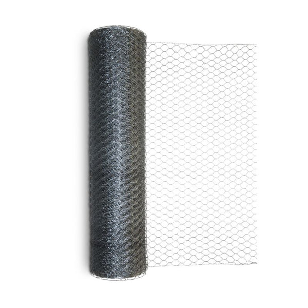 Blooma heksagonal havehegn 1 x 10 m galvaniseret stål