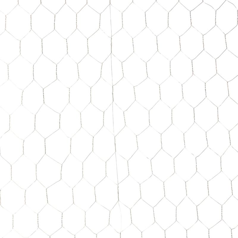 Blooma heksagonal havehegn 1 x 10 m galvaniseret stål