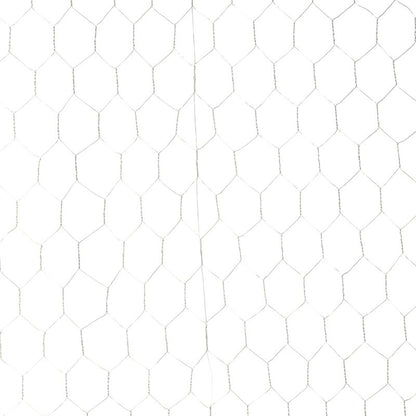 Blooma heksagonal havehegn 1 x 10 m galvaniseret stål