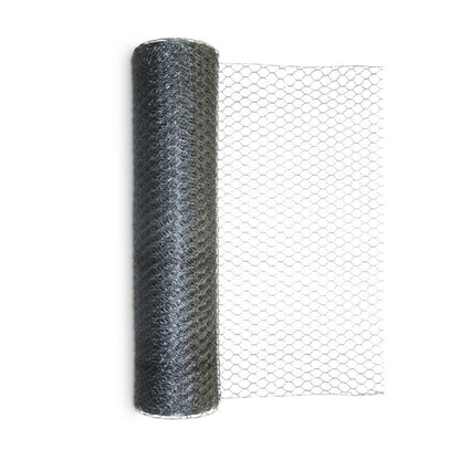 Blooma heksagonalt havehegn 13 mm 0,5 x 5 m galvaniseret