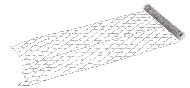 Blooma heksagonal havehegn 50 mm 0,5 x 10 m galvaniseret
