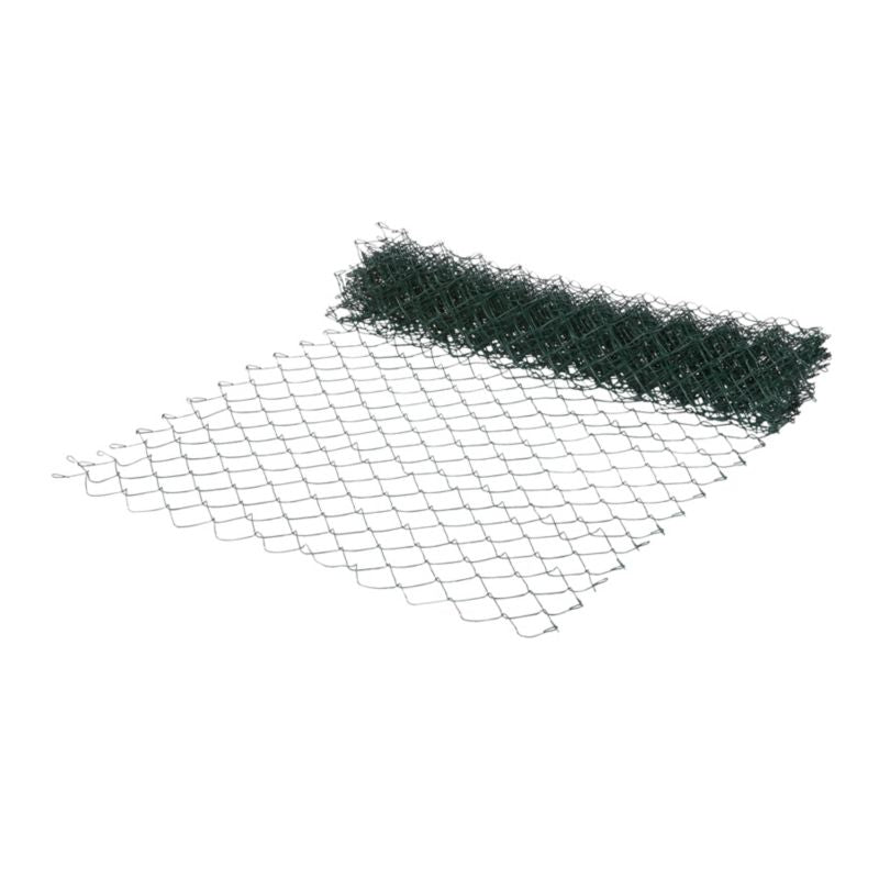 Flettet havehegn 1 x 10 m med maskestørrelse 60 x 60 mm i grøn