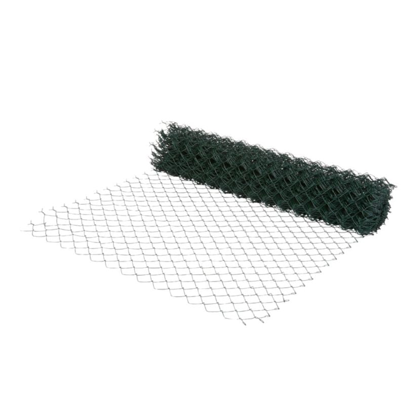 Flettet havehegn Blooma 1,5 x 20 m med maske 50 x 50 mm i grøn
