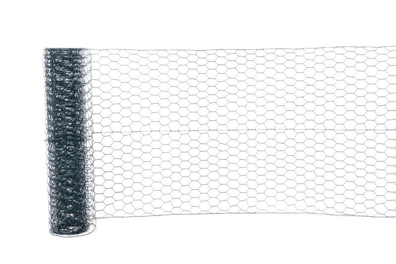 Flettet havehegn Blooma 1 x 10 m i PVC-belagt stål