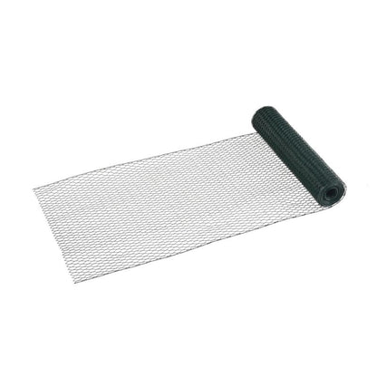 Flettet havehegn Blooma 1 x 10 m i PVC-belagt stål