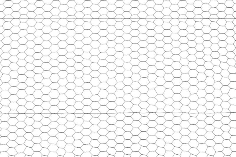 Flettet havehegn Blooma 1 x 10 m i PVC-belagt stål