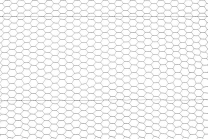 Flettet havehegn Blooma 1 x 10 m i PVC-belagt stål