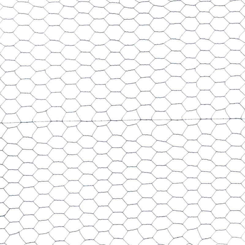 Flettet havehegn Blooma 1 x 10 m i PVC-belagt stål