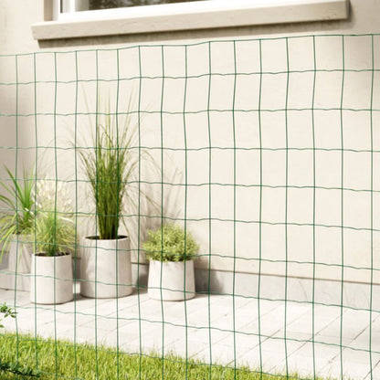 Blooma svejset hegnsnet 1,2 x 25 m med maske 100 x 75 mm i grøn