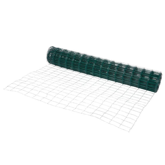 Blooma svejset hegnsnet 1,5 x 25 m med maskestørrelse 100 x 75 mm i grøn