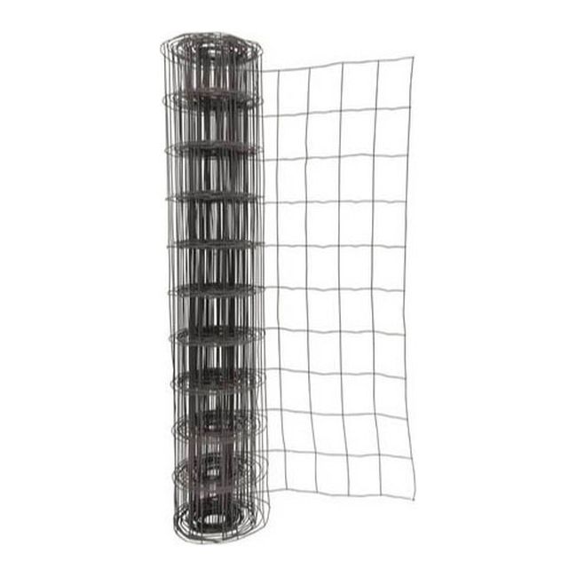 Svejset havehegn Blooma med 10 x 10 cm masker, antracit, 1 x 20 m