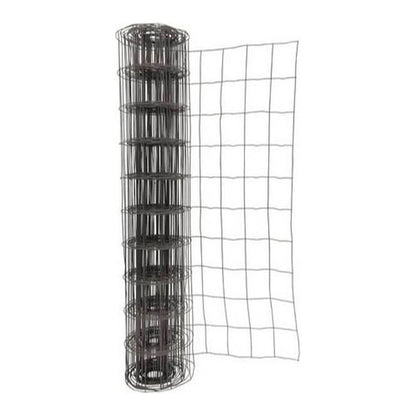 Svejset havehegn Blooma med 10 x 10 cm masker, antracit, 1 x 20 m