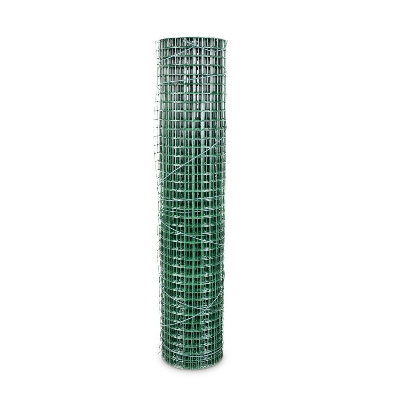 Svejset havehegn Blooma PVC 25 mm 0,5 x 5 m galvaniseret