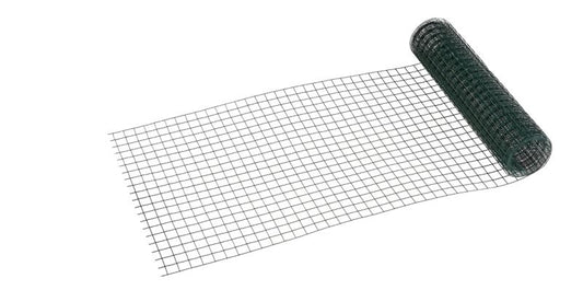 Svejset havehegn Blooma PVC 25 mm 0,5 x 5 m galvaniseret