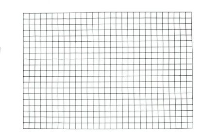 Svejset havehegn Blooma PVC 25 mm 0,5 x 5 m galvaniseret