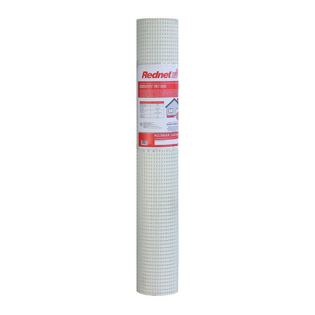 Glasfibernet Sokkel 1 m x 25 m Hvid