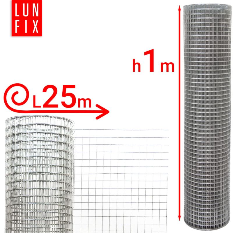 Svejset Trådnet 100 cm 19x19 mm Galvaniseret 25 m