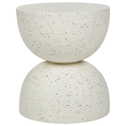 Sidebord Caoria 40x40 cm Terrazzo Hvid