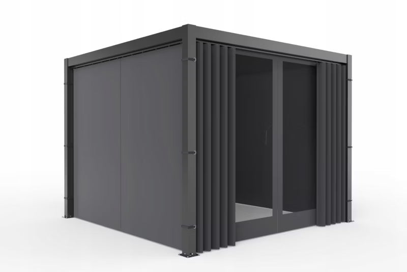 Sidegardin med Insektnet til Pergola 3 m Antracit