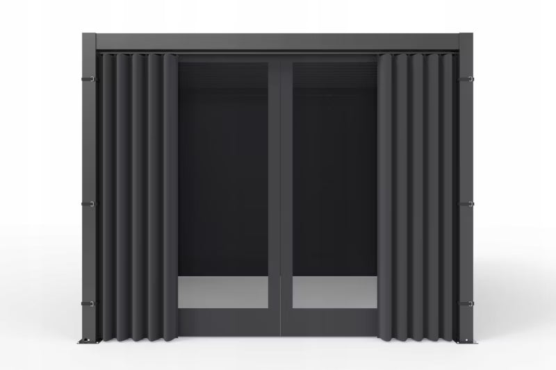 Sidegardin med Insektnet til Pergola 3 m Antracit