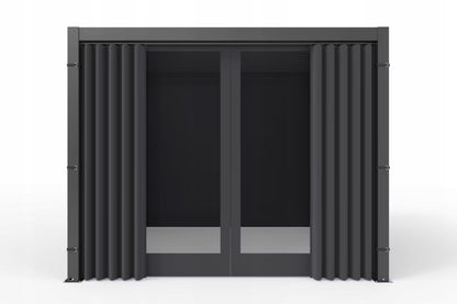 Sidegardin med Insektnet til Pergola 3 m Antracit