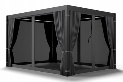 Sidegardin med Insektnet til Pergola 4 m