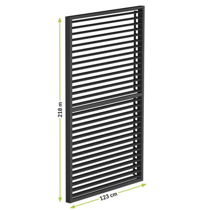 Sidelamelpanel til Pergola 4 m Antracit