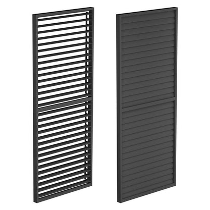 Sidelamelpanel til Pergola 4 m Antracit
