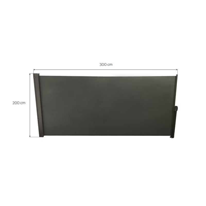 Sidemarkise 300x200 cm Antracit