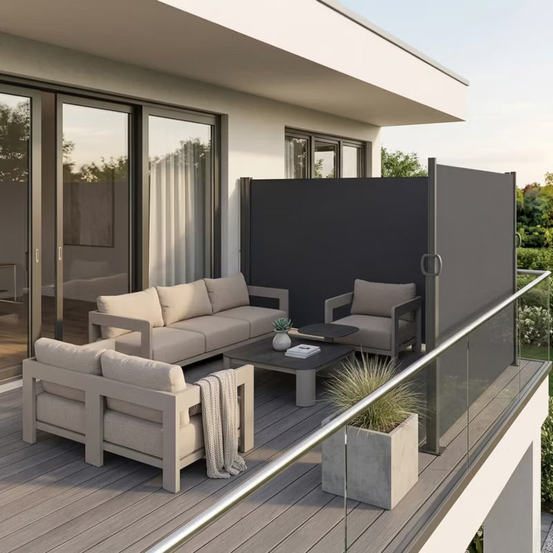 Sidemarkise 600x200 cm Antracit