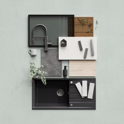 Sidepanel Stevia 59x87 cm Sandsten Mat