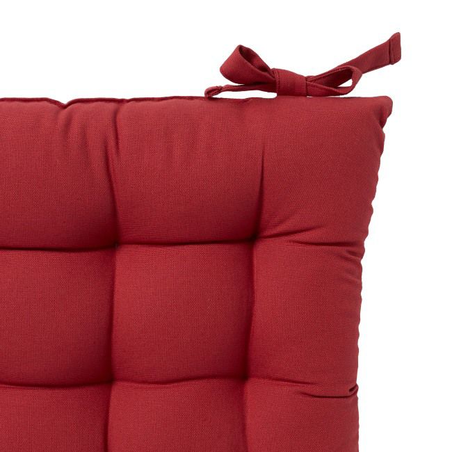 GoodHome Hiva siddepude 45 x 45 cm rød
