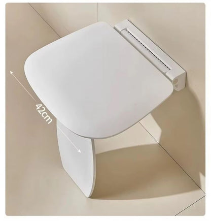 Sæde til Bruser Sammenklappeligt 42 x 39,7 cm Hvid 220 kg