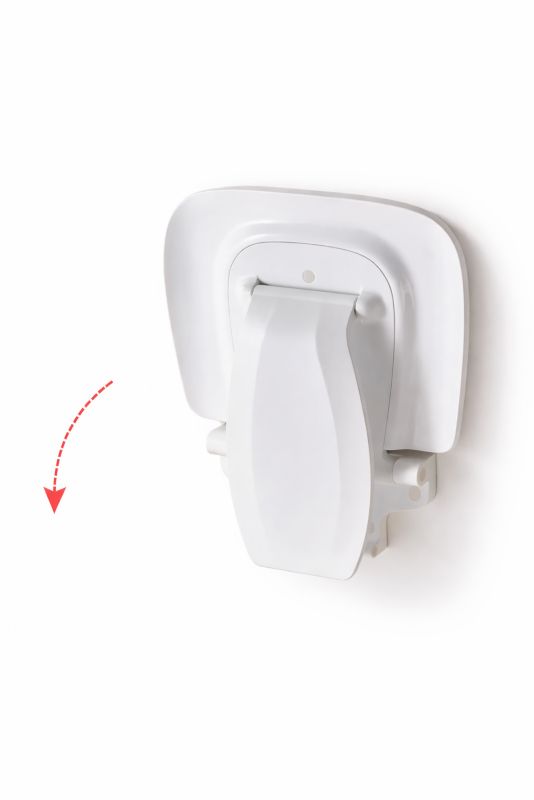 Sæde til Bruser Sammenklappeligt 42 x 39,7 cm Hvid 220 kg