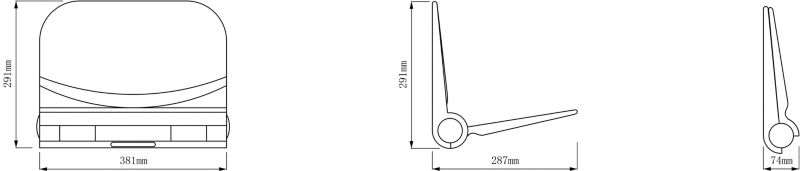 Sæde til Bruser Sammenklappeligt 38,1 x 29,1 cm Hvid 220 kg