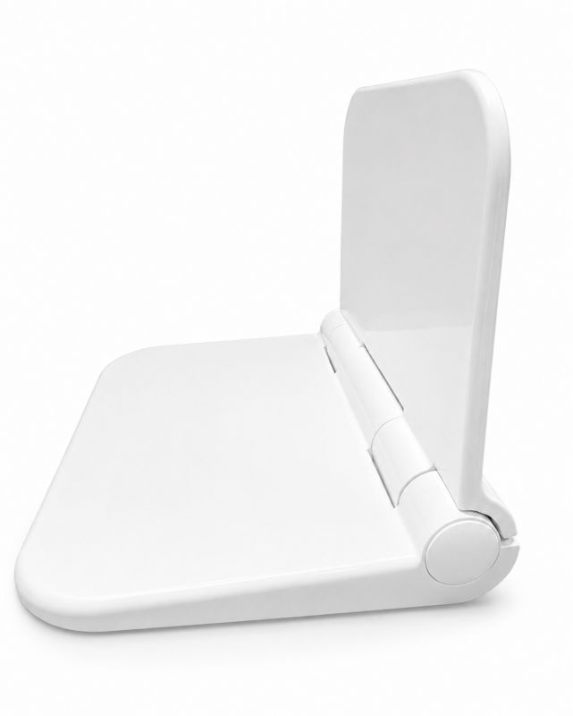 Sæde til Bruser Sammenklappeligt 38,1 x 29,1 cm Hvid 220 kg