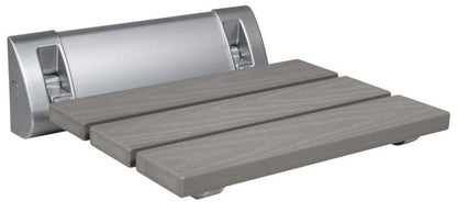 Sæde til Bruser Sammenklappeligt 32x32,5 cm Hvid 160 kg