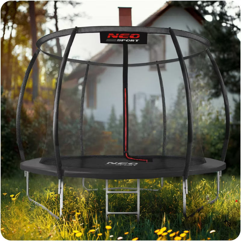 Sikkerhedsnet Indvendigt til Trampolin 252 cm 8ft Sort