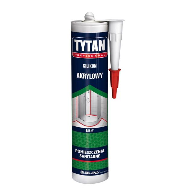 Tytan akryl-silikone 280 ml hvid