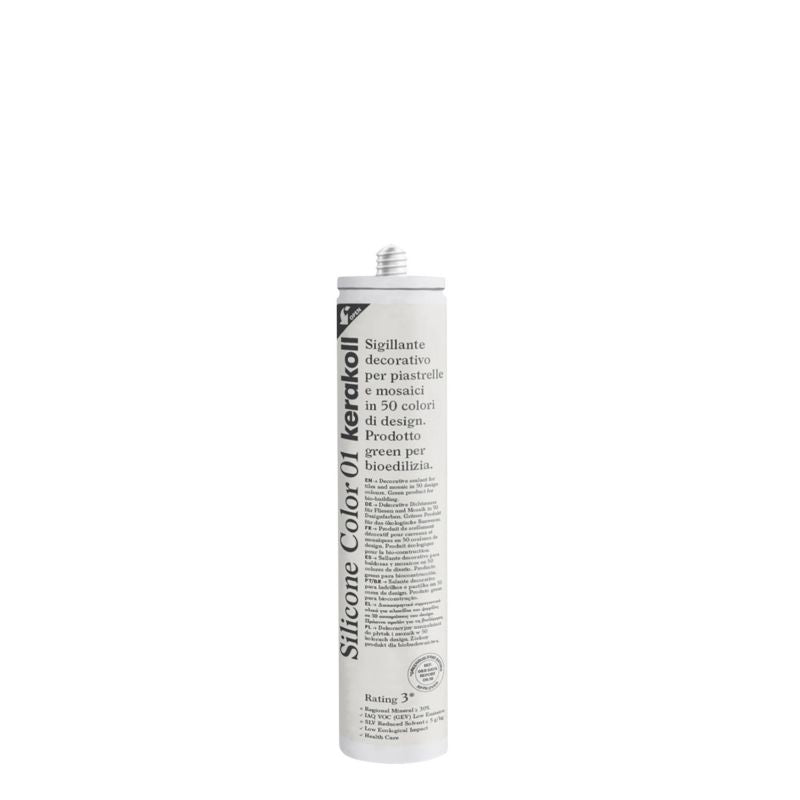 Kerakoll Sanitær Silikonefugemasse Color 01 310 ml Hvid
