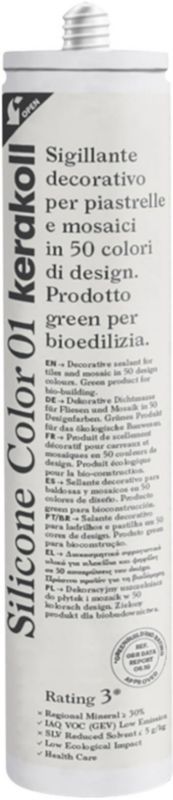 Kerakoll Sanitær Silikonefugemasse Color 01 310 ml Hvid
