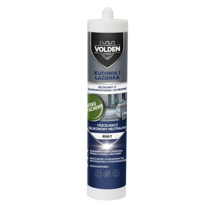 Neutral sanitetsilikone Volden 280 ml hvid