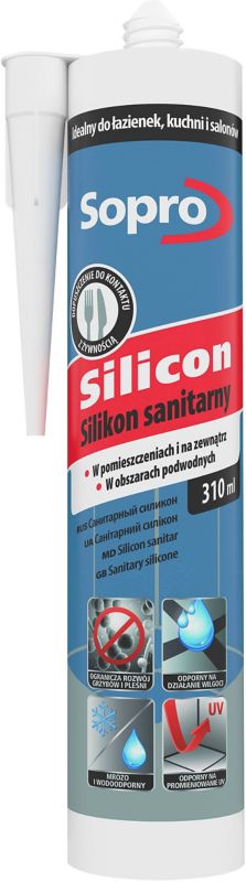 Sanitetssilikone 310 ml Kastanje