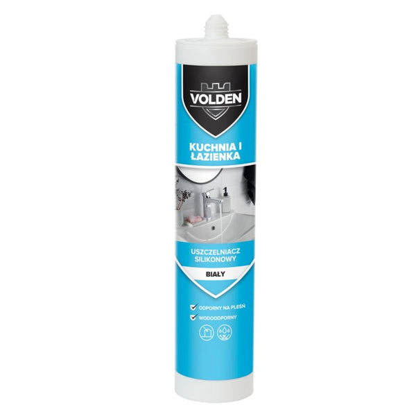 Sanitetssilikone 280 ml Hvid