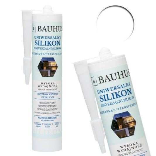 Bauhus universal silikone klar 280 ml