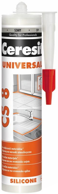 Ceresit CS8 universalsilikone 280 ml grå