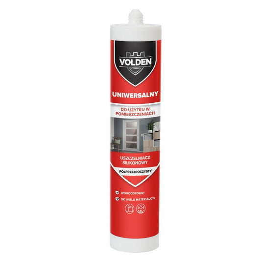 Volden universal silikone 280 ml klar