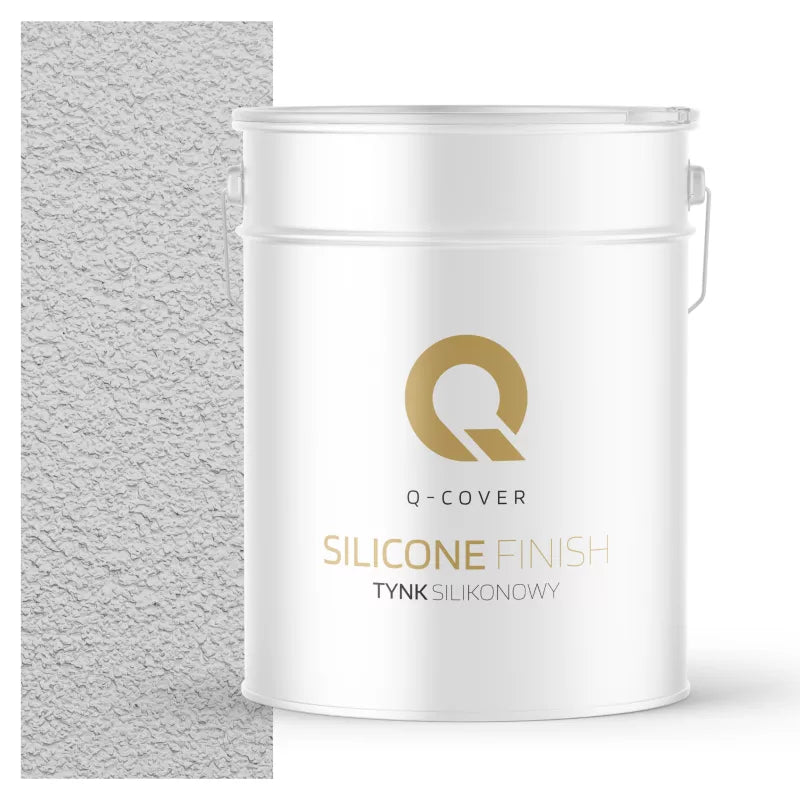 Silikonepuds Facade Rillet 2,0 mm Gråhvid 15 kg