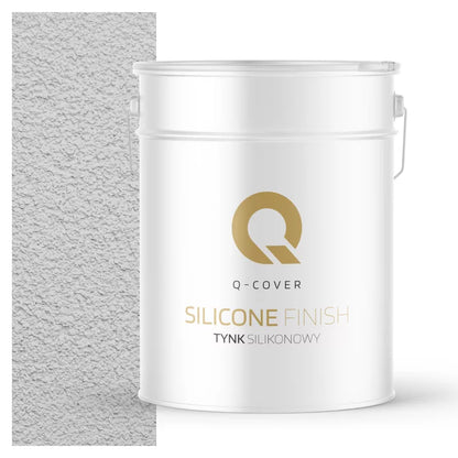 Silikonepuds Facade Rillet 2,0 mm Gråhvid 15 kg