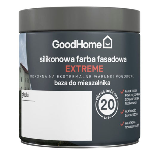GoodHome silikone facadefarve 0,236 l base B4